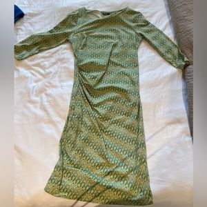 Yellow and blue J McLaughlin keychain dress.